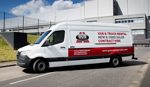 3.5 tonne Mercedes Sprinter van available for hire from Gus Commercials