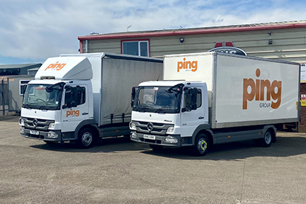 Gus Commercials’ Contract Hire Customer Profiles: PING Group & AM Nextday